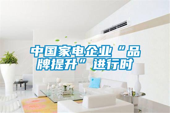 中國(guó)家電企業(yè)“品牌提升”進(jìn)行時(shí)