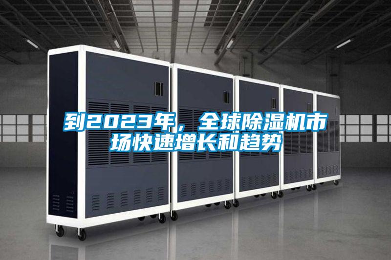 到2023年，全球除濕機市場快速增長和趨勢