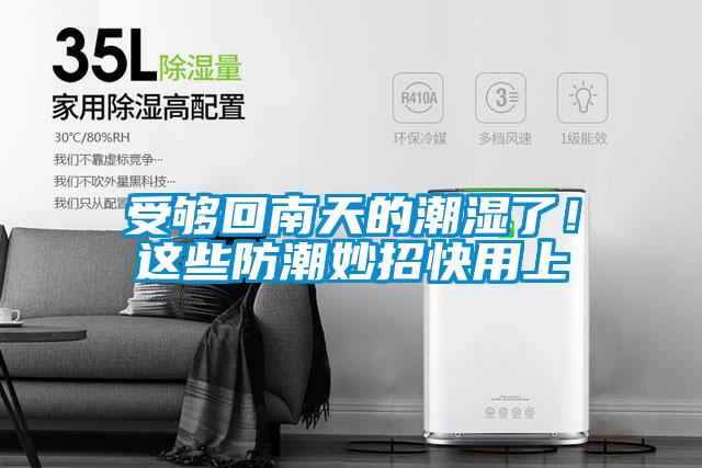 受夠回南天的潮濕了！這些防潮妙招快用上