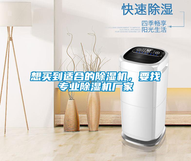 想買到適合的除濕機(jī)，要找專業(yè)除濕機(jī)廠家