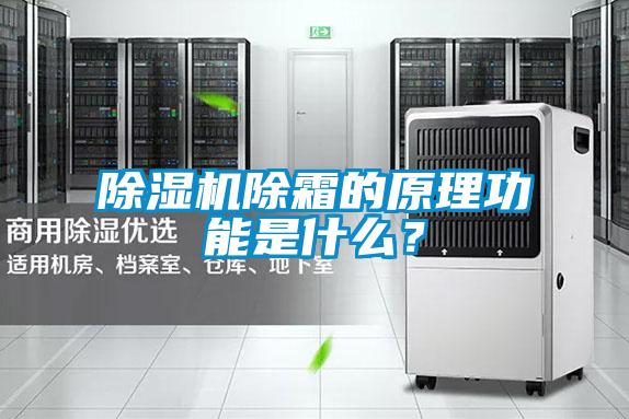 除濕機除霜的原理功能是什么?