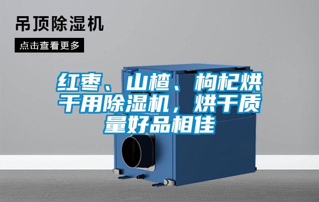 紅棗、山楂、枸杞烘干用除濕機(jī)，烘干質(zhì)量好品相佳