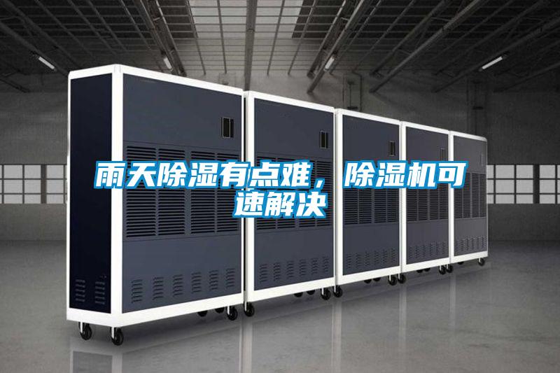 雨天除濕有點難，除濕機可速解決