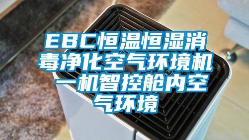 EBC恒溫恒濕消毒凈化空氣環(huán)境機 一機智控艙內(nèi)空氣環(huán)境