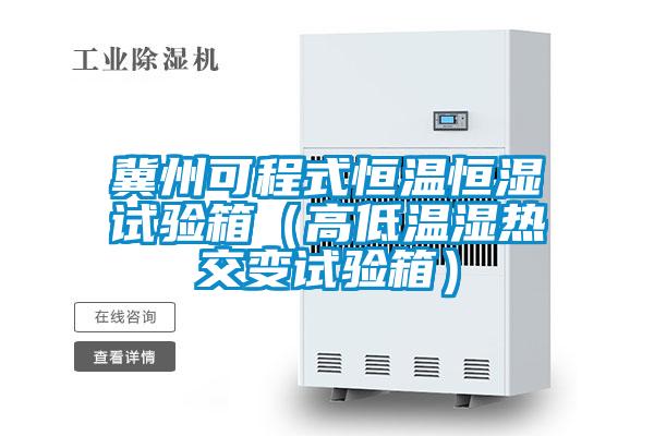 冀州可程式恒溫恒濕試驗(yàn)箱(高低溫濕熱交變試驗(yàn)箱)