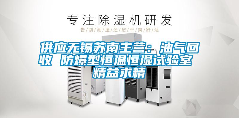 供應(yīng)無錫蘇南主營:油氣回收 防爆型恒溫恒濕試驗室 精益求精