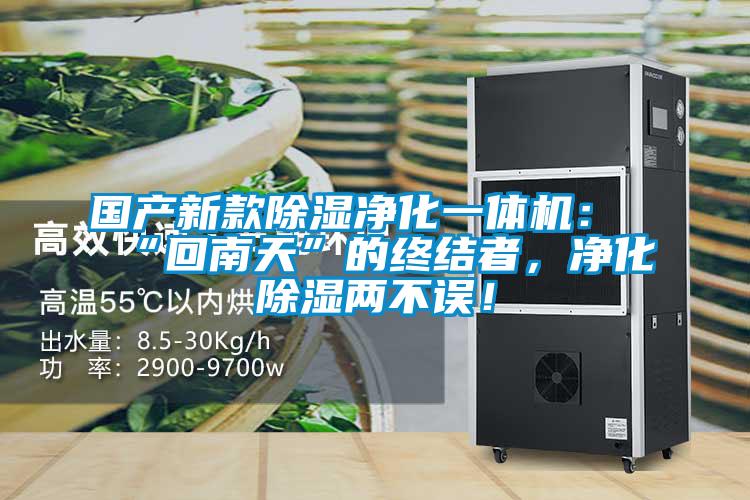 國(guó)產(chǎn)新款除濕凈化一體機(jī):“回南天”的終結(jié)者,凈化除濕兩不誤!
