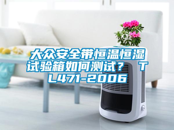 大眾安全帶恒溫恒濕試驗(yàn)箱如何測(cè)試？ TL471-2006
