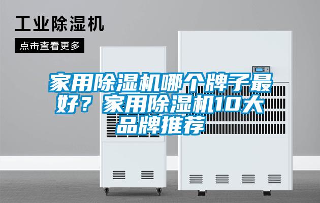 家用除濕機哪個牌子最好？家用除濕機10大品牌推薦