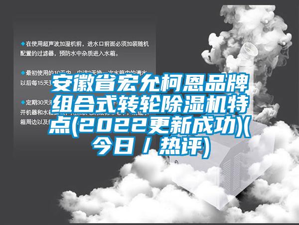 安徽省宏允柯恩品牌組合式轉輪除濕機特點(2022更新成功)(今日/熱評)