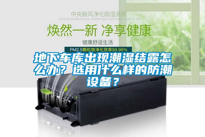 地下車庫出現潮濕結露怎么辦?選用什么樣的防潮設備?