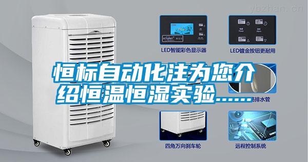 恒標(biāo)自動(dòng)化注為您介紹恒溫恒濕實(shí)驗(yàn)......