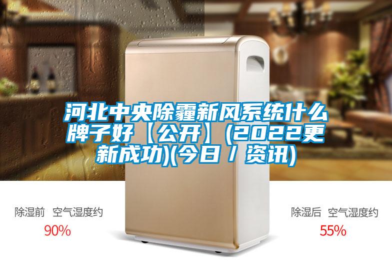 河北中央除霾新風(fēng)系統(tǒng)什么牌子好【公開】(2022更新成功)(今日/資訊)