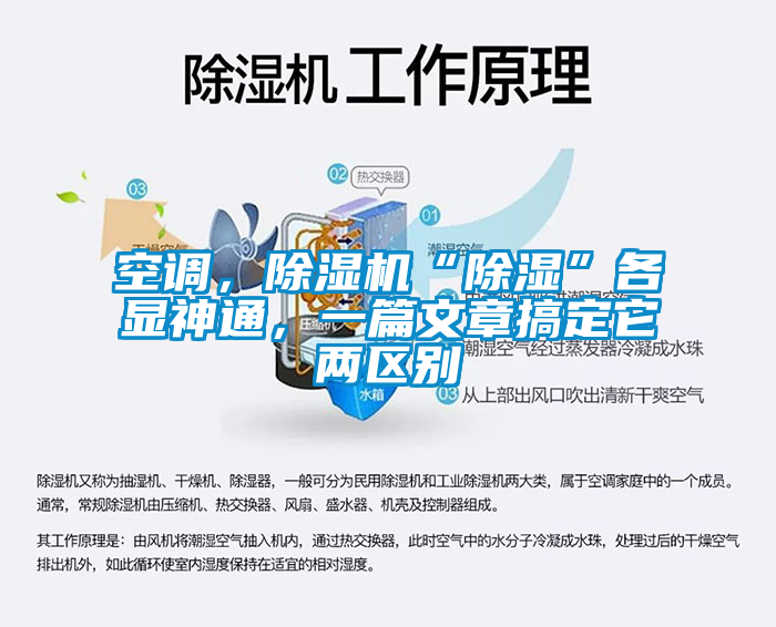 空調,除濕機“除濕”各顯神通,一篇文章搞定它兩區別