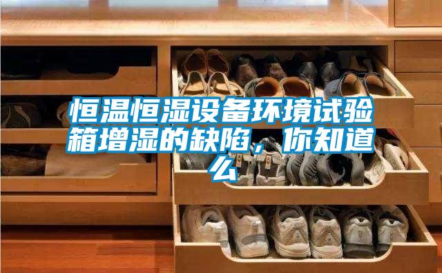 恒溫恒濕設(shè)備環(huán)境試驗箱增濕的缺陷，你知道么