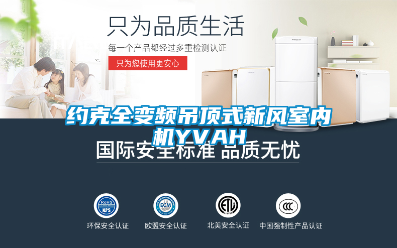 約克全變頻吊頂式新風(fēng)室內(nèi)機YVAH
