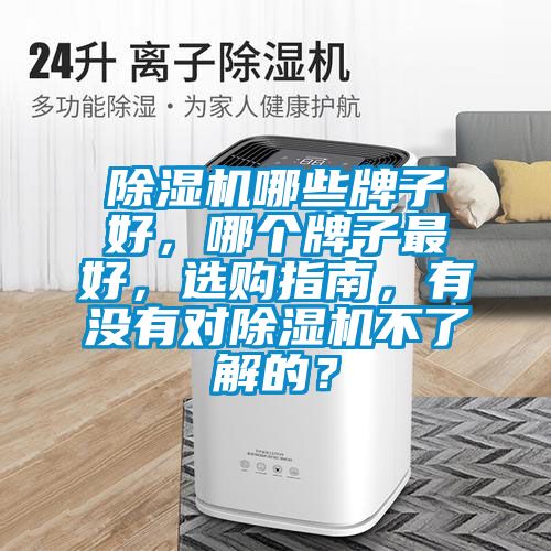 除濕機哪些牌子好，哪個牌子最好，選購指南，有沒有對除濕機不了解的？