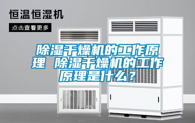 除濕干燥機的工作原理 除濕干燥機的工作原理是什么？