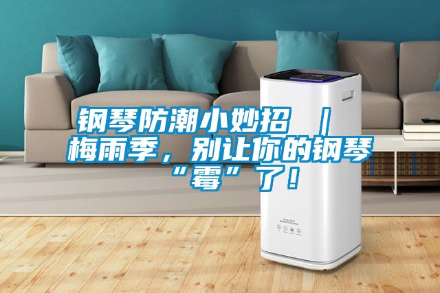 鋼琴防潮小妙招 ｜ 梅雨季，別讓你的鋼琴“霉”了！